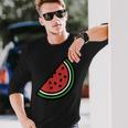 Palestine Watermelon Langarmshirts Geschenke für Ihn