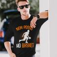 Pallacanestro Non Posso Ho Basket Cestista Bambino Ragazzo Maglietta a maniche lunghe Regalos para él
