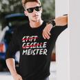 Pen Geselle Meister Meisterprüfung Prüfung Für Handwerker Langarmshirts Geschenke für Ihn