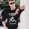 Pesca Siluro Pescatore Divertente Maglietta a maniche lunghe Regalos para él