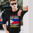 Philippine Flag For Asians Philippines Langarmshirts Geschenke für Ihn