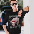 Pig Christmas Ugly Christmas Sweater Long Sleeve T-Shirt Gifts for Him