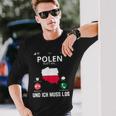 Polen Calls And I Must Go Poland Flag Langarmshirts Geschenke für Ihn