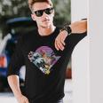 Pollo Japonés Gran Ola Kanagawa Japón Arteintage Camiseta de manga larga Regalos para él