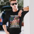 Prodotto Divertente Per Leacanze Del Senatore Preferito Di Ted Cruz Cancun Maglietta a maniche lunghe Regalos para él