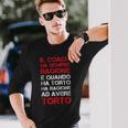 Regalo Allenatore Maglia Coach Divertente Ha Sempre Ragione Maglietta a maniche lunghe Regalos para él