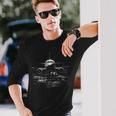 Retro Vintage Commercial Aircraft For Pilots And Students Long Sleeve T-Shirt Gifts for Him