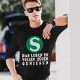 S-Bahn Das Leben Inoll Zügen German Langarmshirts Geschenke für Ihn