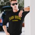 San Diego California Classicointage Maglietta a maniche lunghe Regalos para él