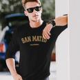 San Mateo Sports College Style En San Mateo Camiseta de manga larga Regalos para él