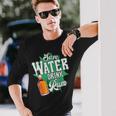 Save Water Drink Rum Langarmshirts Geschenke für Ihn