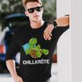 Schlafen Relax Chill Turtles Langarmshirts Geschenke für Ihn