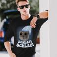 Schlafi Schlafi Hamster Cute Hamstie Sleep Langarmshirts Geschenke für Ihn