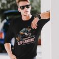 Smerigliatrice Angolare Motivazionale Keep Grinding Strumento Tuttofare Maglietta a maniche lunghe Regalos para él