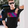 Solo I Migliori Si Laureano In Economia Divertente Tie Dye Maglietta a maniche lunghe Regalos para él
