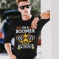 Sono Un Boomer E Orgoglioso Boomers Scherzo Dire Maglietta a maniche lunghe Regalos para él