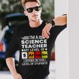 Sono Un Insegnante Di Scienze Tavola Periodica Maglietta a maniche lunghe Regalos para él