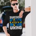 Souvenir Della Svezia Con Bandiera Svedese Maglietta a maniche lunghe Regalos para él