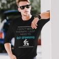 Spinning ClassStazionario Esercizio Bike Divertente Regalo Maglietta a maniche lunghe Regalos para él