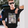 In My Spooky Era Spooky Season Ghost Halloween Long Sleeve T-Shirt Gifts for Him