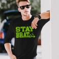 Stay Brat Chuck & Pearl Shoes Long Sleeve T-Shirt Gifts for Him