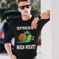 Stress Mich Nicht Schnecke Langarmshirts Geschenke für Ihn