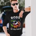Thanksgiving Boy Turkey Boss Of The Table Long Sleeve T-Shirt Gifts for Him