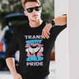 Transgender Pride Flag Trans Pride Langarmshirts Geschenke für Ihn