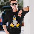 Tux Linux Penguin Sudo Rm -Rf Computer Science Langarmshirts Geschenke für Ihn