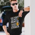 Un Uomo Senza Pancia È Un Uomo Senza Storia Maglietta a maniche lunghe Regalos para él