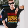 Uomo Abbigliamento Lavoro Da Frigorista Regalo Divertente Maglietta a maniche lunghe Regalos para él