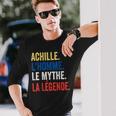 Uomo Idea Regalo Achille L'uomo Il Myto La Leggenda Maglietta a maniche lunghe Regalos para él