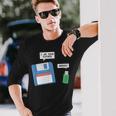 Usb Floppy Disk Camicia Computer Io Sono Tuo Padre Maglietta a maniche lunghe Regalos para él