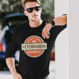 Veterinaria Divertenteeterinariointage Logo Job Maglietta a maniche lunghe Regalos para él