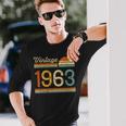 Vintage 1963 Compleanno Uomo Donna Regalo Annata 1963 Maglietta a maniche lunghe Regalos para él
