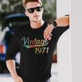 Vintage 1971 Compleanno Uomo Donna Regalo Annata 1971 Maglietta a maniche lunghe Regalos para él