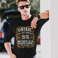 Vintage 1976 Regalo Divertente 45 Anni Compleanno Maglietta a maniche lunghe Regalos para él