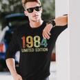 Vintage 1984 37 Anni Compleanno Uomo Donna Regalo Divertente Maglietta a maniche lunghe Regalos para él