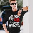 Vor 45 Jahren War Ich Mal Der Fastelste 45Th Birthday Man S Langarmshirts Geschenke für Ihn