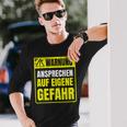 Warnung Schlechter Laune Ansprechen Auf Eigene Gefahrahr S Langarmshirts Geschenke für Ihn