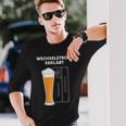 Wechselstromerklärt Bier Elektriker Technik Elektrotechnik Langarmshirts Geschenke für Ihn