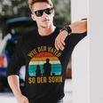 Wie Derater So Der Son Fishing Langarmshirts Geschenke für Ihn