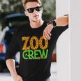 Zoo Safari Crew Gita Allo Zoo Squadra Selvaggia Che Abbina Animali Maglietta a maniche lunghe Regalos para él