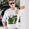 Bambino 7 Anni Soldato Compleanno Militare Camo 7° Regalo Maglietta a maniche lunghe Regalos para él