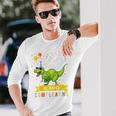 Bambino 8 Anni Compleanno Dinosauro Regalo Di 8 Anni Maglietta a maniche lunghe Regalos para él