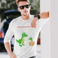 Bambino Dinosauro Diventerò Un Fratello Maggiore Dino Maglietta a maniche lunghe Regalos para él