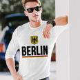 Berlino Germania Bandiera Tedesca Souvenir Turistico Maglietta a maniche lunghe Regalos para él
