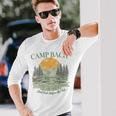 Camp Bach Team Bride Retro Camping Bachelorette Party 2024 Long Sleeve T-Shirt Gifts for Him
