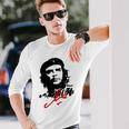 Che Guevara Cuba Rebel Signature Guerilla Icon Revolution Langarmshirts Geschenke für Ihn