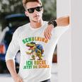 Children's Schulkind 2024 Cool Dino Ich Rocke Jetzt Die Schule Boys' Langarmshirts Geschenke für Ihn